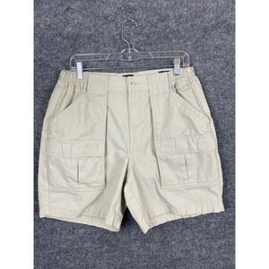 RedHead Cargo Shorts Mens 34 Khaki Excellent Cotton Canvas Utility Outdoor